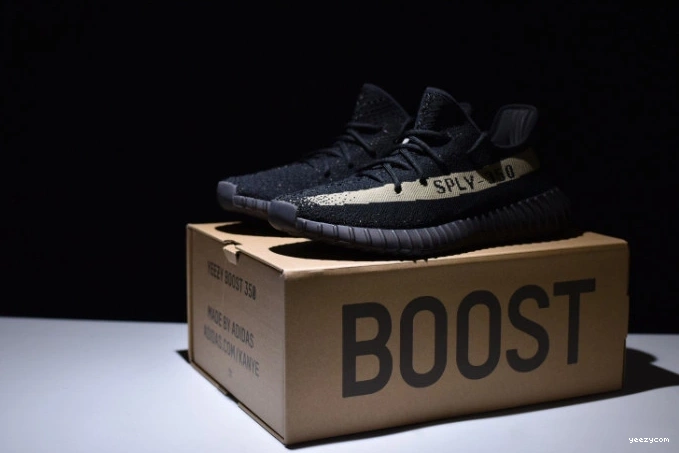 Black Green 350 Core Yeezy V2 Boost BY9611 Adidas 0730